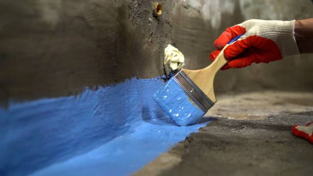 Commercial Crawl Space Encapsulation project at a Gladstone, MI business property by SJ Waterproofing Pros